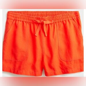 J. Crew seaside linen blend shorts size M